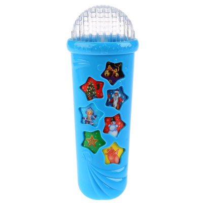 Музыкальная игрушка Микрофон Новогодние песни Умка HT770B